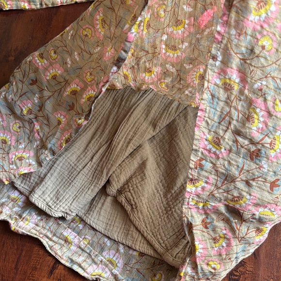 Louise Misha girls Floral Ruffle Long Sleeve Dress - Picture 5 of 7